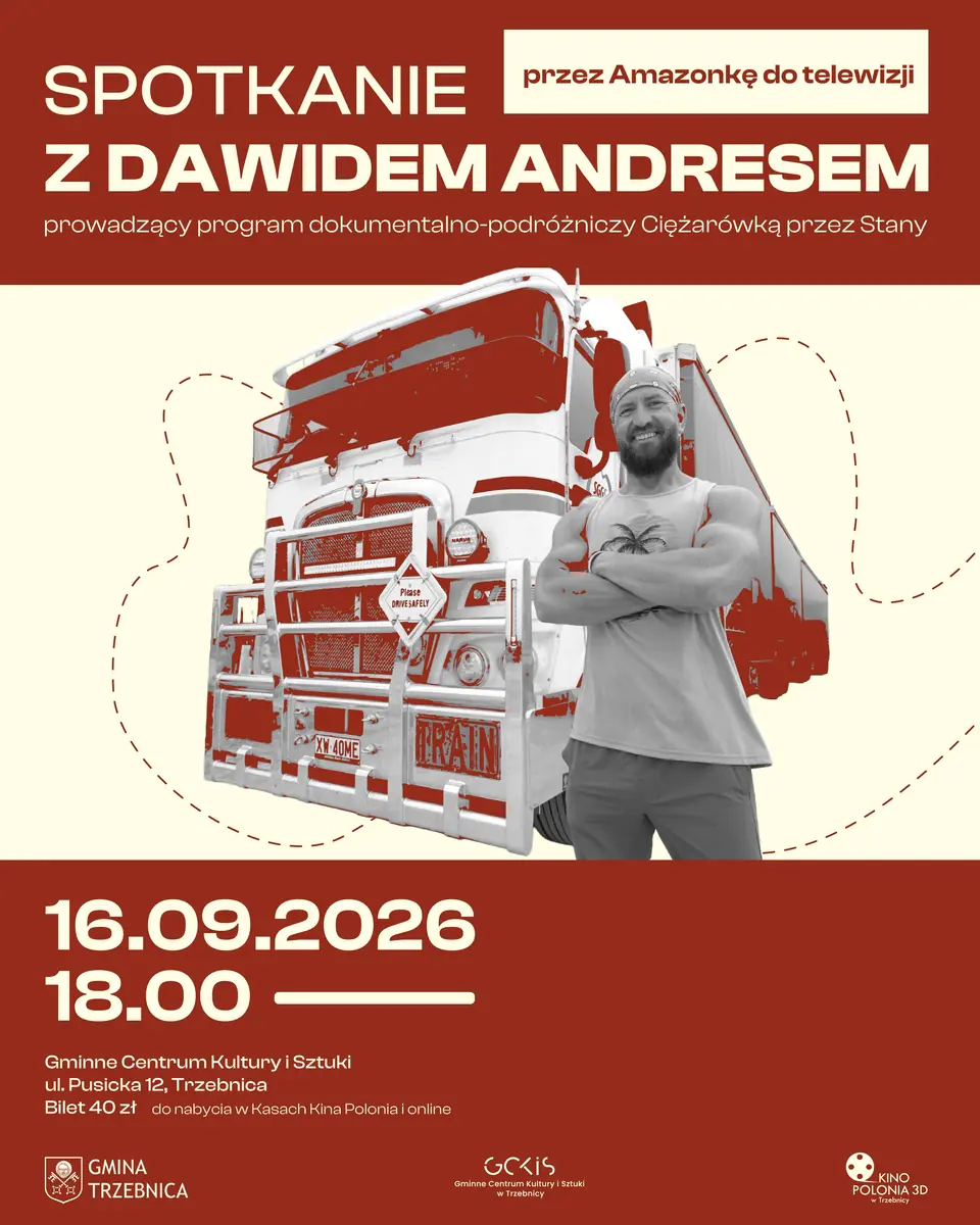 Meeting with Dawid Andres — Kino Polonia, Trzebnica