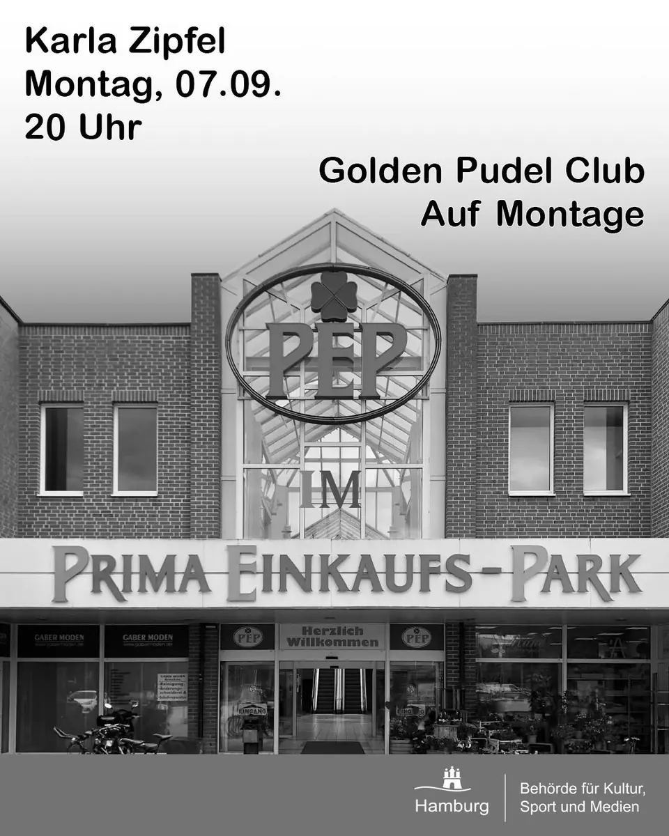 Auf Montage Ausstellung und Musik im Golden Pudel Club mit Karla Zipfel — Golden Pudel Club, Hamburg