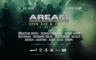 Area51 Techno - Underground Affairs / Open Air & Indoor / 3 Floors