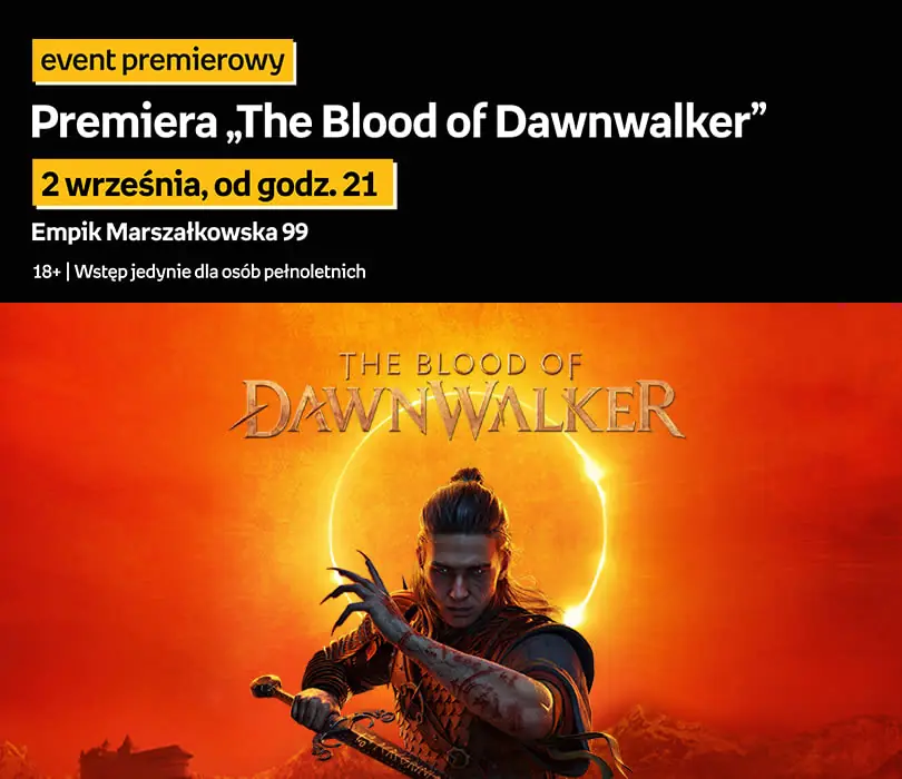 The Blood of Dawnwalker - нічна прем'єра в Empiku — Klub Empik, Варшава