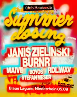 Club Hacienda Summer Closing
