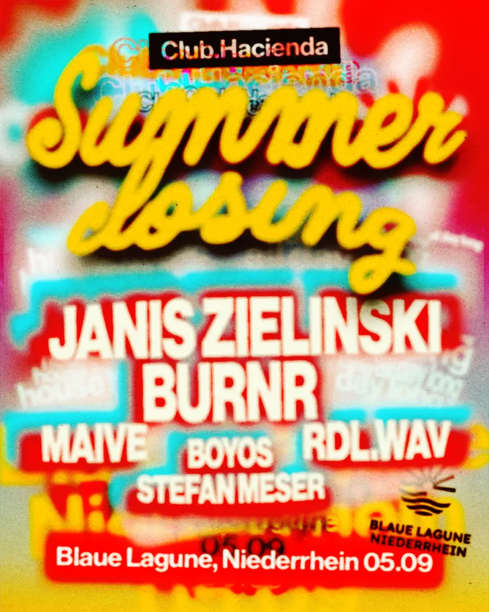Club Hacienda Summer Closing — Blaue Lagune, Дюссельдорф