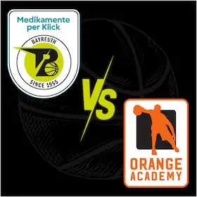 Medikamente per Klick Bayreuth vs. OrangeAcademy