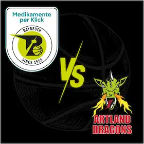 Medikamente per Klick Bayreuth vs. Artland Dragons