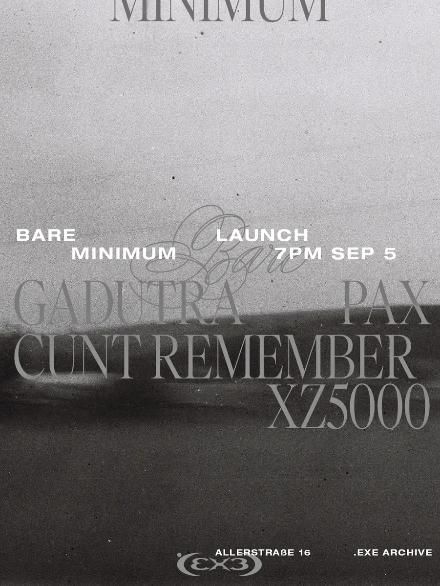 BARE MINIMUM launch / .exe archive — .exe archive, Берлін