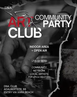 EINTRITT FREI: Connect & RAVE: Community OPEN AIR im DNA. CLUB: Tech House, Techno & Bounce
