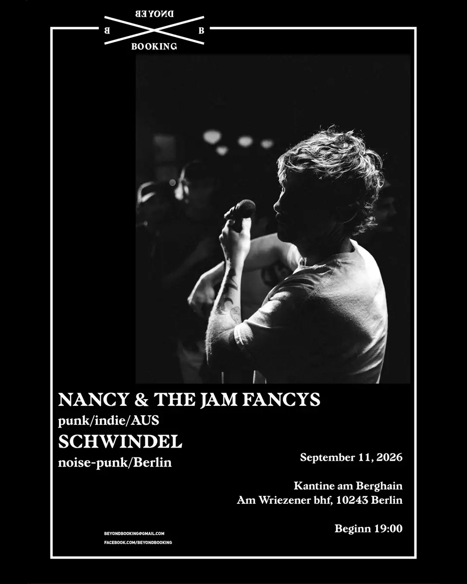 Schwindel [punk/Berlin] x Nancy & the Jam Fancys [punk/indie/AUS] live at Berghain Kantine — Kantine am Berghain, Berlin