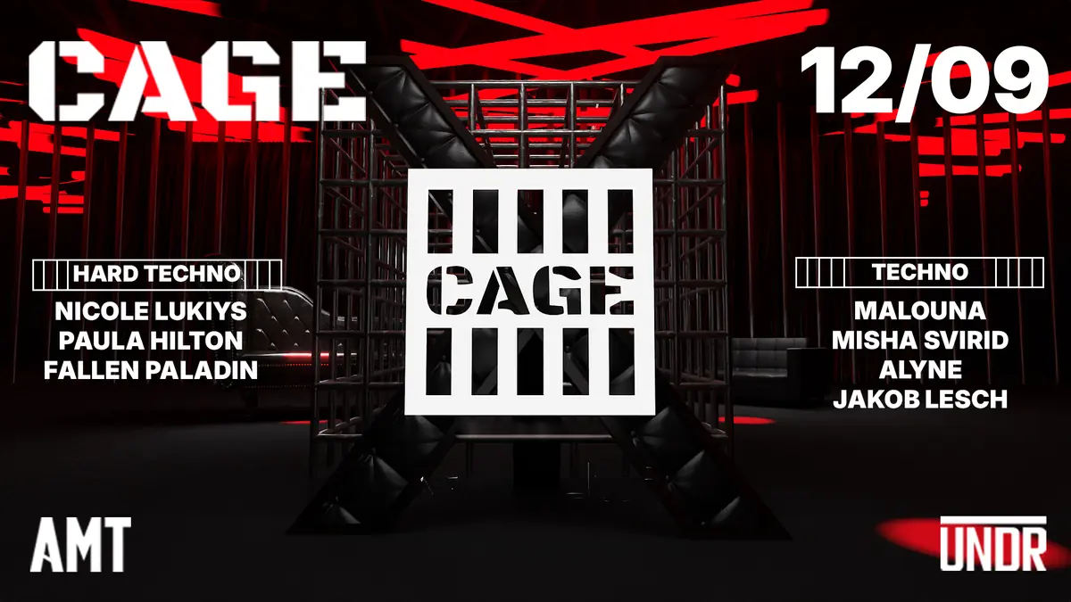 CAGE by UNDR: Techno / Hard Techno [Kinky] — AMT, Berlin