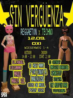 SIN VERGÜENZA [OPEN AIR + INDOOR]
