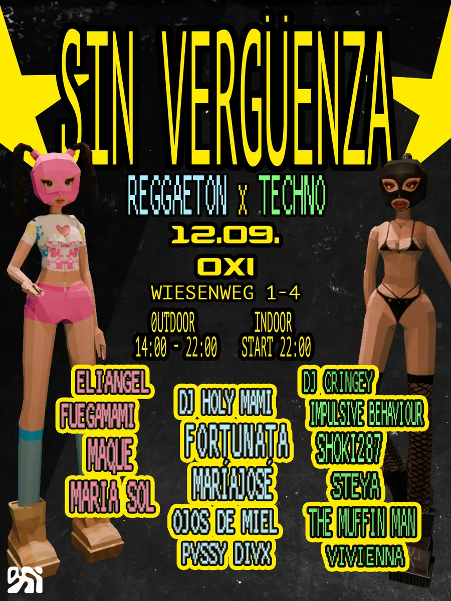 SIN VERGÜENZA [OPEN AIR + INDOOR] — OXI, Берлин