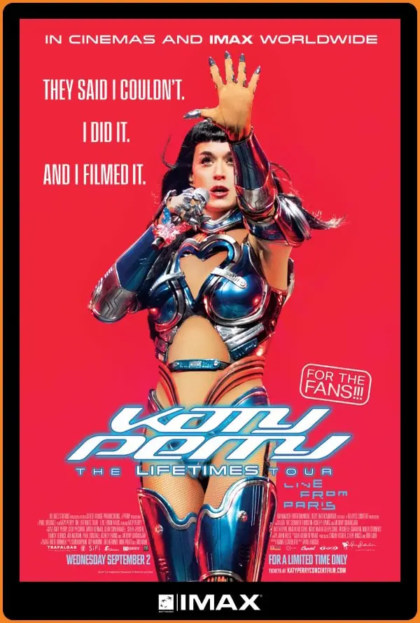 Katy Perry: The Lifetimes Tour - Live From Paris — Cinema City Warszawa - Mokotów, Warszawa