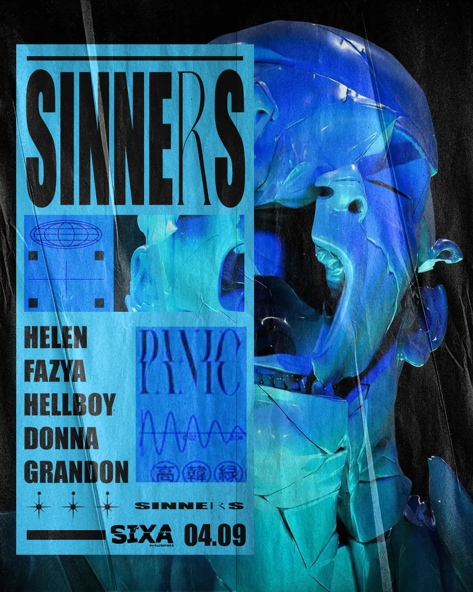 Sinners - hard techno — Sixa, Katowice