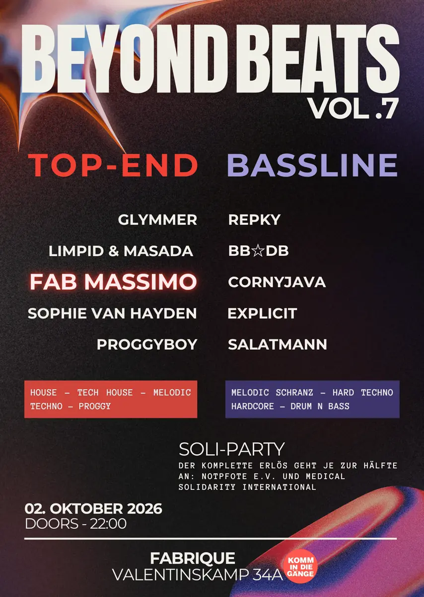 Beyond Beats vol.7 — Fabrique im Gängeviertel, Hamburg