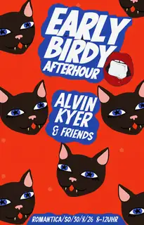 EARLY BIRDY AFTERHOUR am Sonntag mit ALVIN KYER & FRIENDS