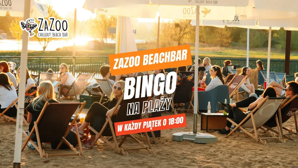 Bingo na plaży w każdy piątek. ZaZoo bar — ZaZoo Beach Bar, Wrocław