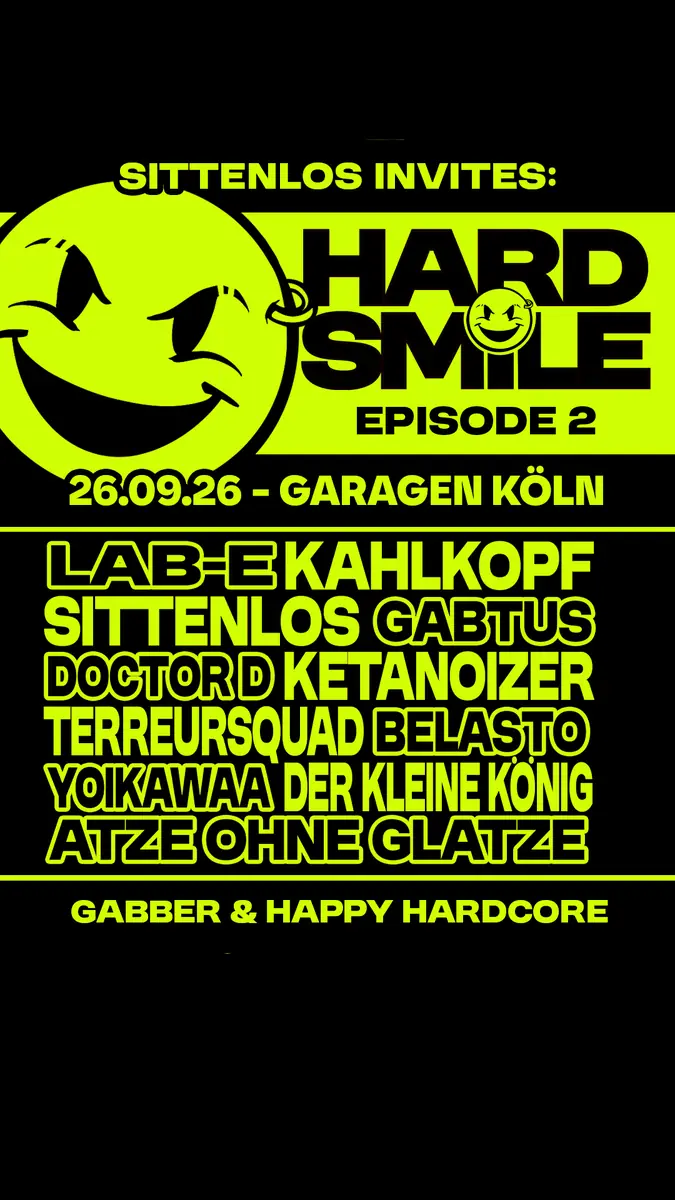 Hard Smile #2 in den Garagen — Garagen, Кёльн