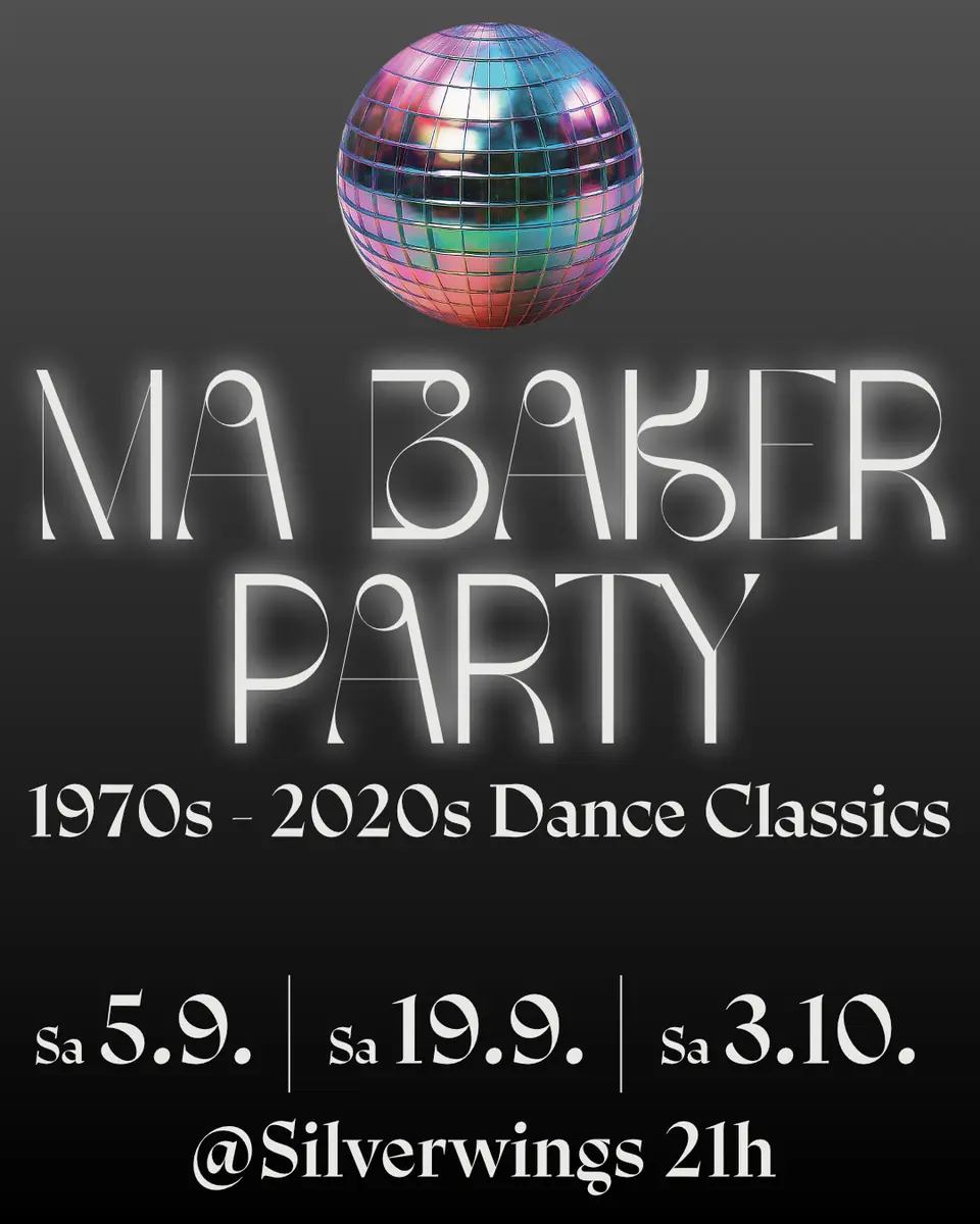 MA BAKER Party ✪ Танцювальна класика 1970-х - 2020-х: RnB, House, Disco ✪ — Silverwings Club, Берлін