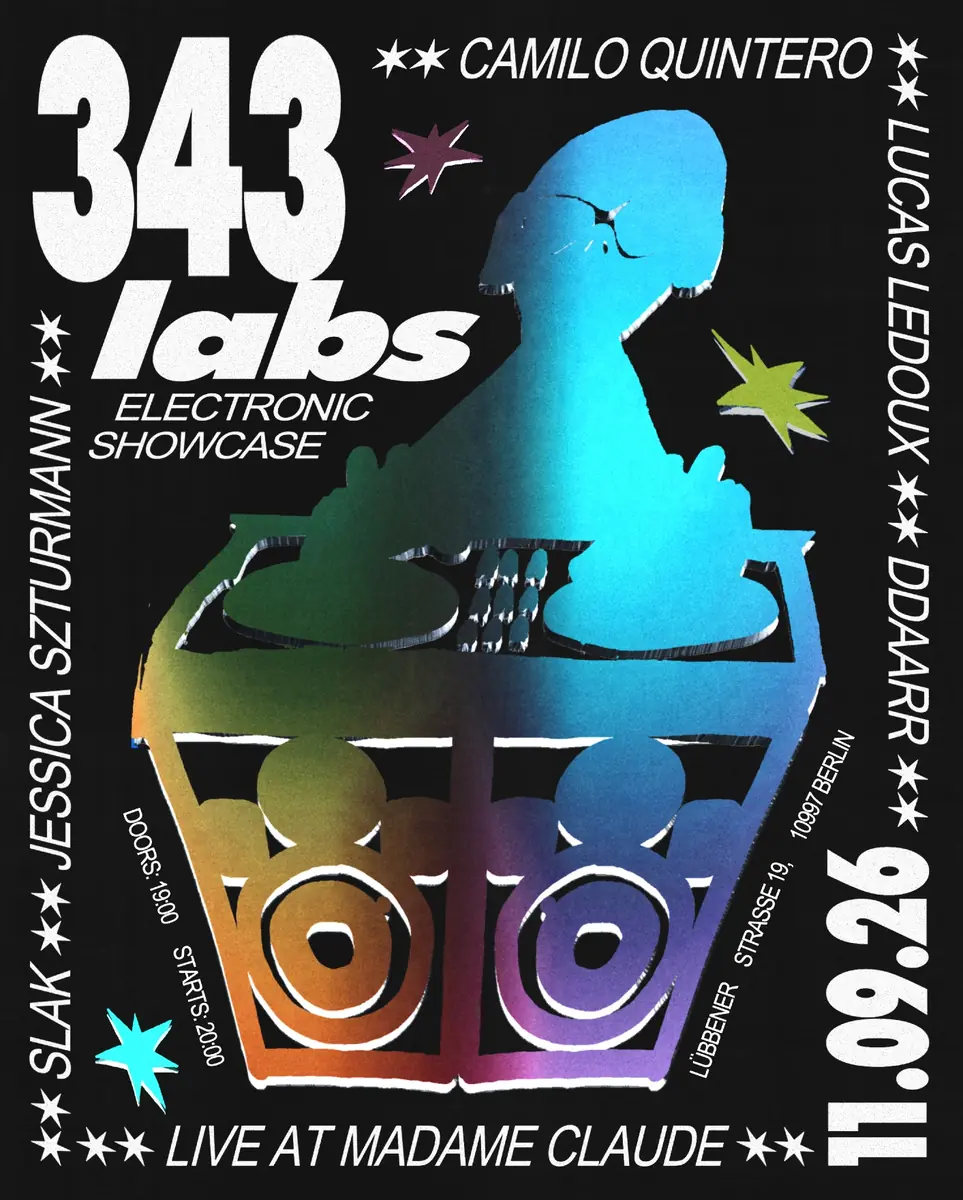 343 Labs Live Electronic Showcase — Madame Claude, Berlin