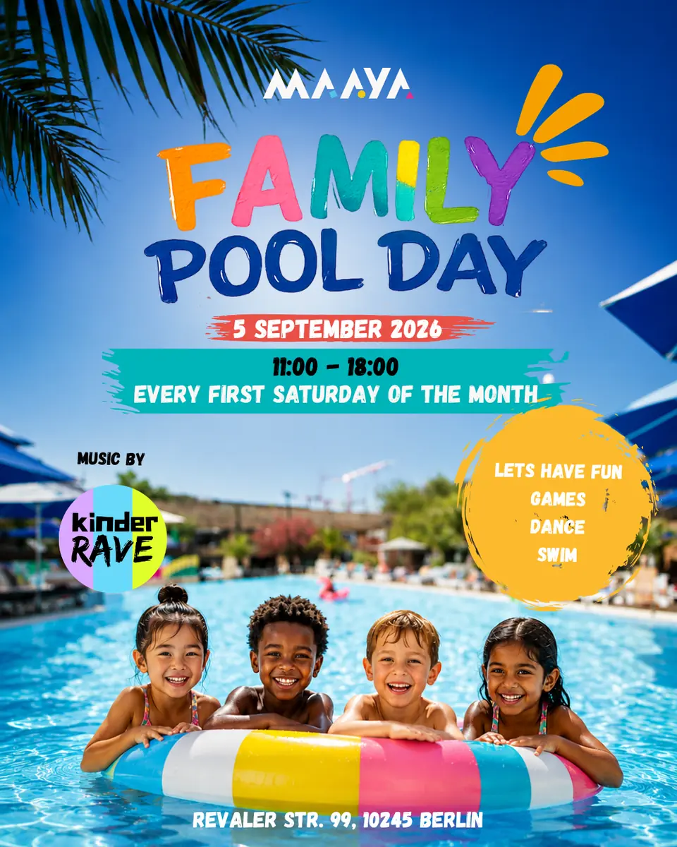 Family Pool Day — Maaya, Berlin