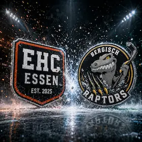 EHC Essen - Bergisch Raptors Solingen — Eissporthalle Essen - West, Essen