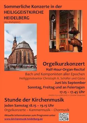 Festive Concert for Castle Illumination - BACH and JAZZ - Trumpet, Saxophone, Organ — Heiliggeistkirche, Heidelberg