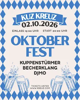Oktoberfest — Kulturzentrum Kreuz, Fulda