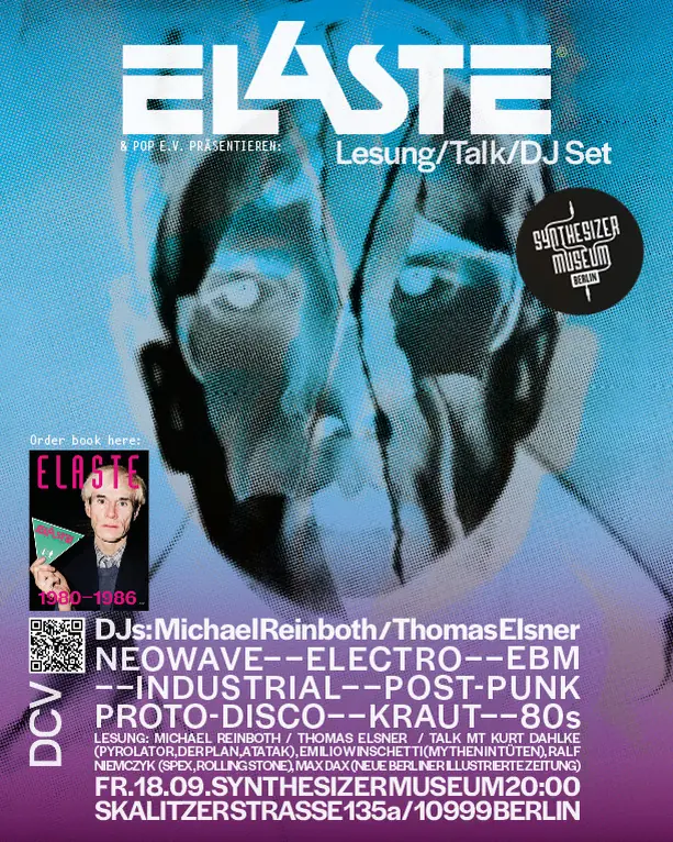 ELASTE Lesung / Talk / DJ Set — Synthesizer Museum, Берлін