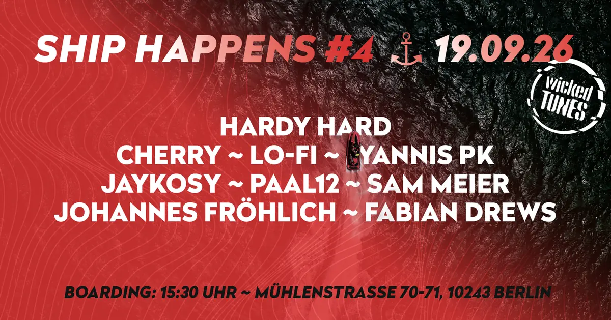 Ship Happens #4 - Мюггельзее Берлін — TBA - Spree/Müggelsee, Берлін