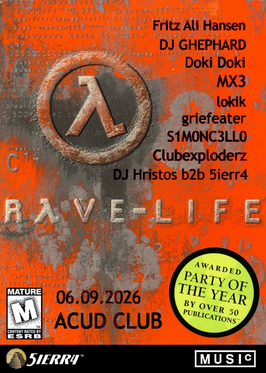 RAVE-LIFE 1 — Acud Macht NEU, Berlin