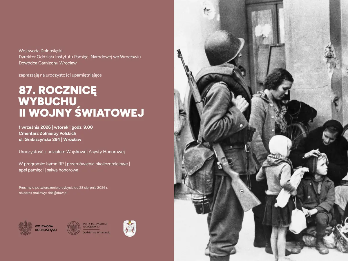Ceremony Commemorating the 87th Anniversary of the Outbreak of World War II — Wzgórze Cmentarz Żołnierzy Polskich, Wrocław