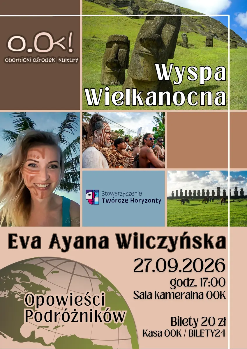 Истории путешественников - Ева Аяна Вильчинская РАПА НУИ - ОСТРОВ, НАЗЫВАЕМЫЙ ПАСХАЛЬНЫМ — Обернический центр культуры, Oborniki Wlkp.