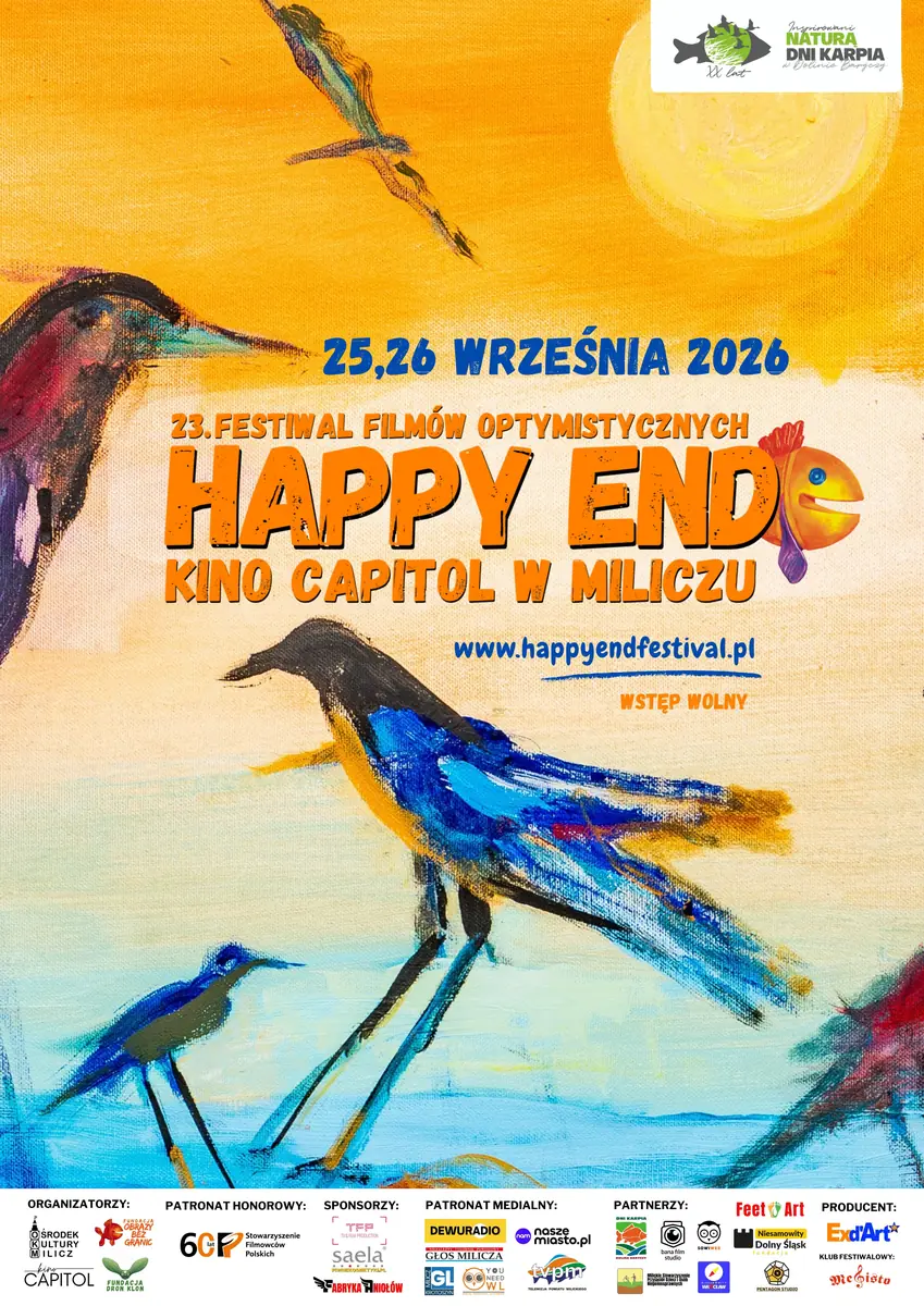 23-й Фестиваль оптимистичных фильмов Happy End — Kino Capitol - Milicz, Milicz