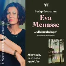 Eva Menasse | Alleinruhelage — Wagnersche Buchhandlung Innsbruck, Innsbruck