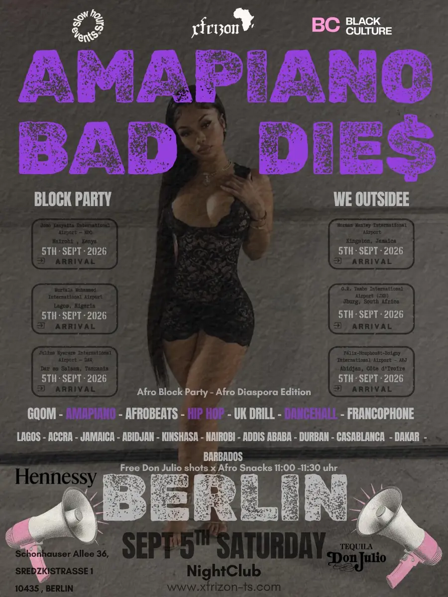Amapiano Bad Die$ - Afro Block Party Berlin — Berlin