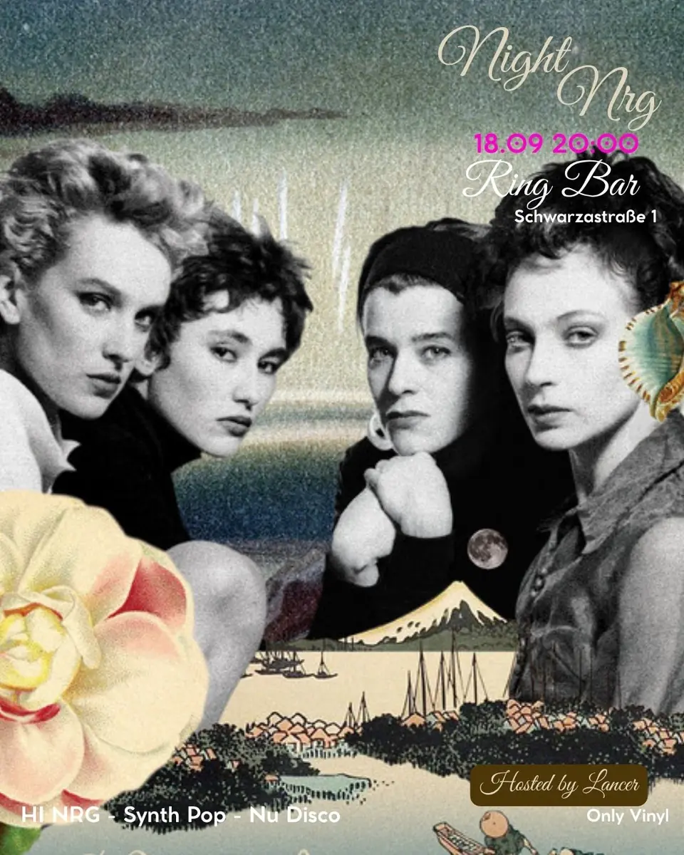 Night NRG w Ring Bar (Hi NRG, Synth Pop, NU Disco 100% na winylu) — Ring Bar, Berlin