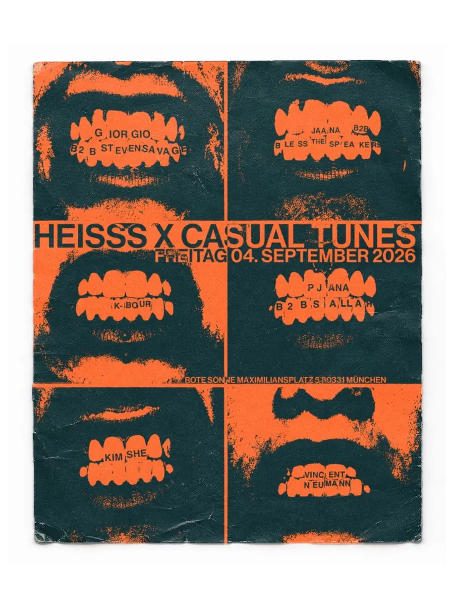 HEISSS x Casual Tunes — Rote Sonne, München