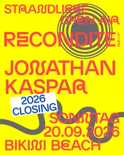 Recondite & Jonathan Kaspar - strandliebe Open Air Saison Closing