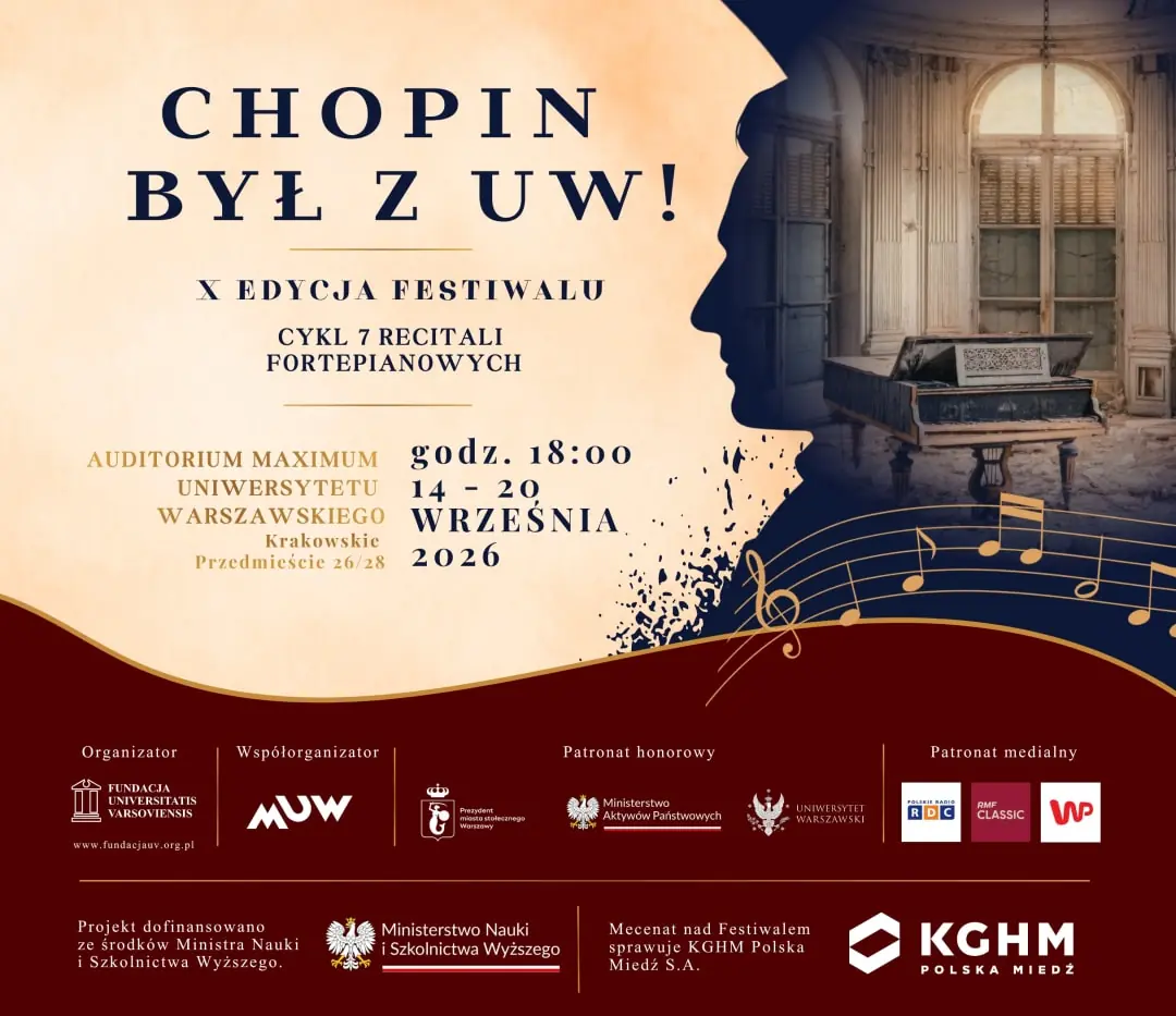 Chopin was with UW! — Auditorium Maximum UW, Warsaw