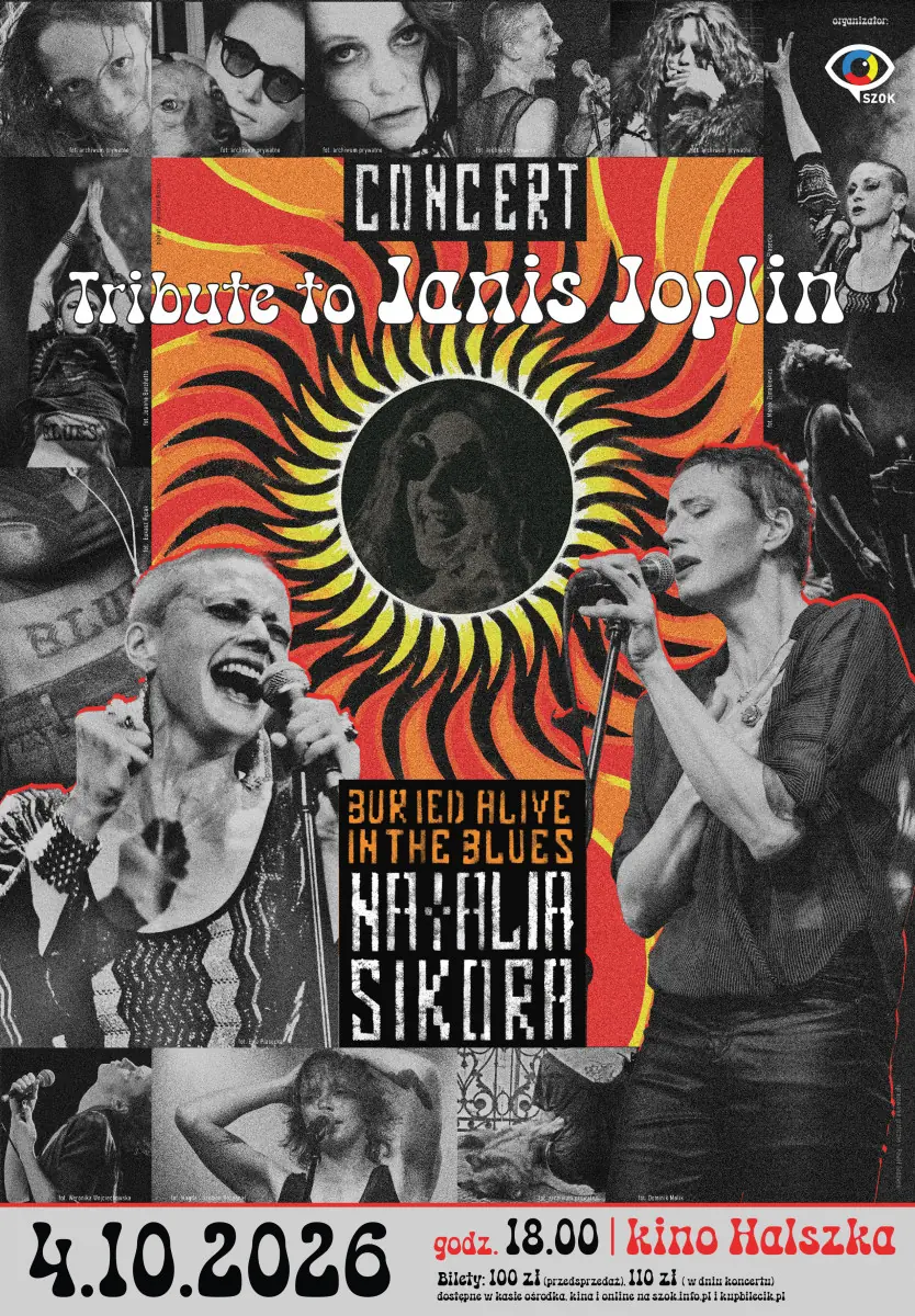 NATALIA SIKORA - Tribute to JANIS JOPLIN — Kino Halszka - Szamotuły, Szamotuły
