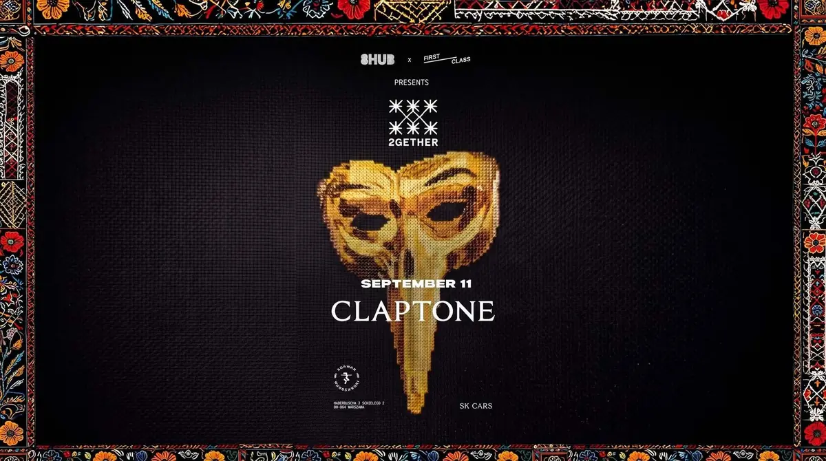 Claptone Varšava — Food Hall Browary, Varšava