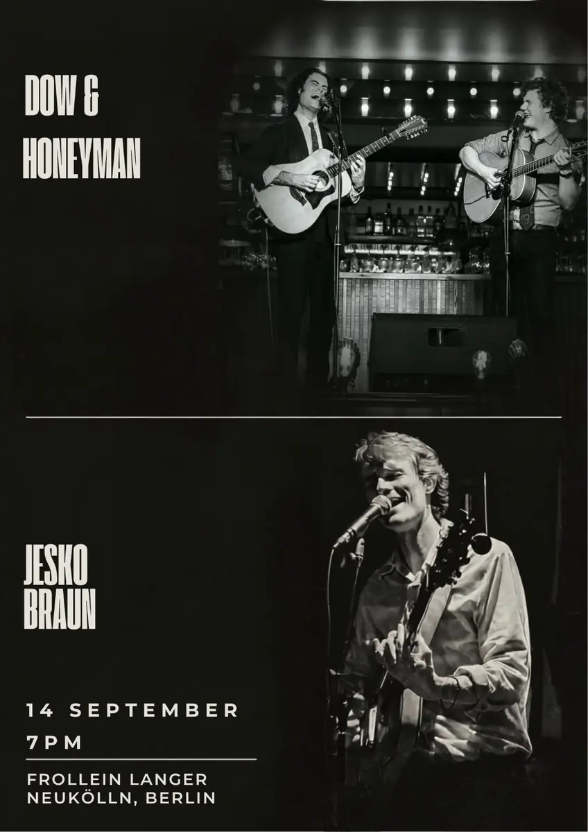 Jesko Braun + Dow & Honeyman live — Frollein Langner, Berlin