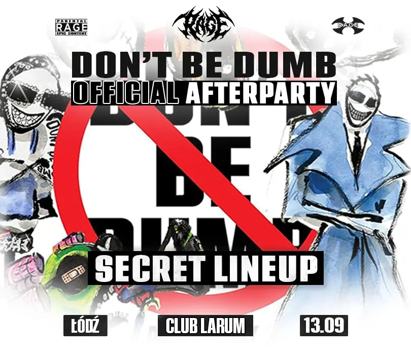 RAGE x OFFICIAL A$AP ROCKY AFTERPARTY — Larum, Lodž
