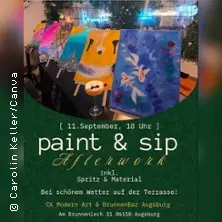 Paint & Sip Augsburg Afterwork - Summer Event — Nude Food, Augsburg