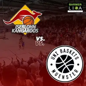 Iserlohn Kangaroos vs. Uni Baskets Münster