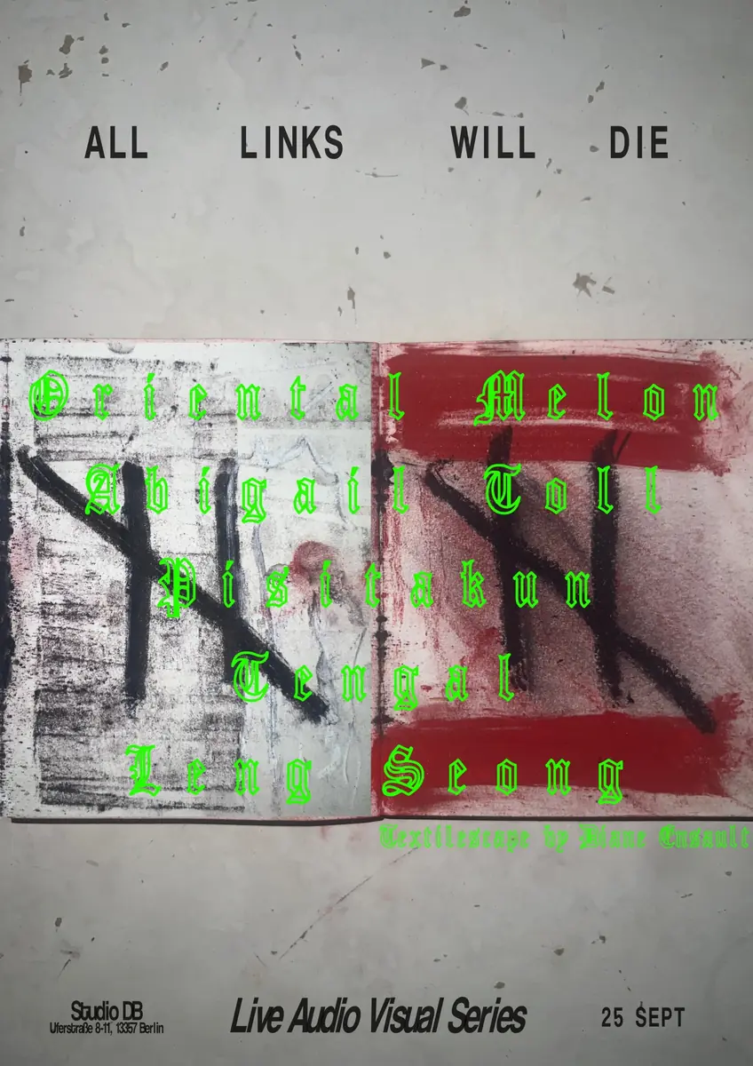 All Links Will Die ☓ Live Audio Visual Series #01 — Studio DB, Berlin