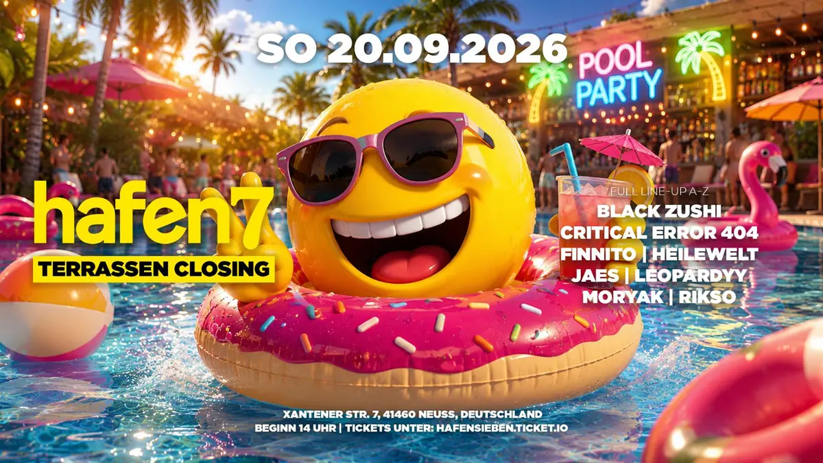 Hafen7 Terrasse Closing — TBA - Hafen7, Düsseldorf