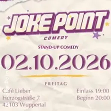 Joke Point Comedy - Open Mic - Stand-up Comedy — Cafe Lieber, Wuppertal