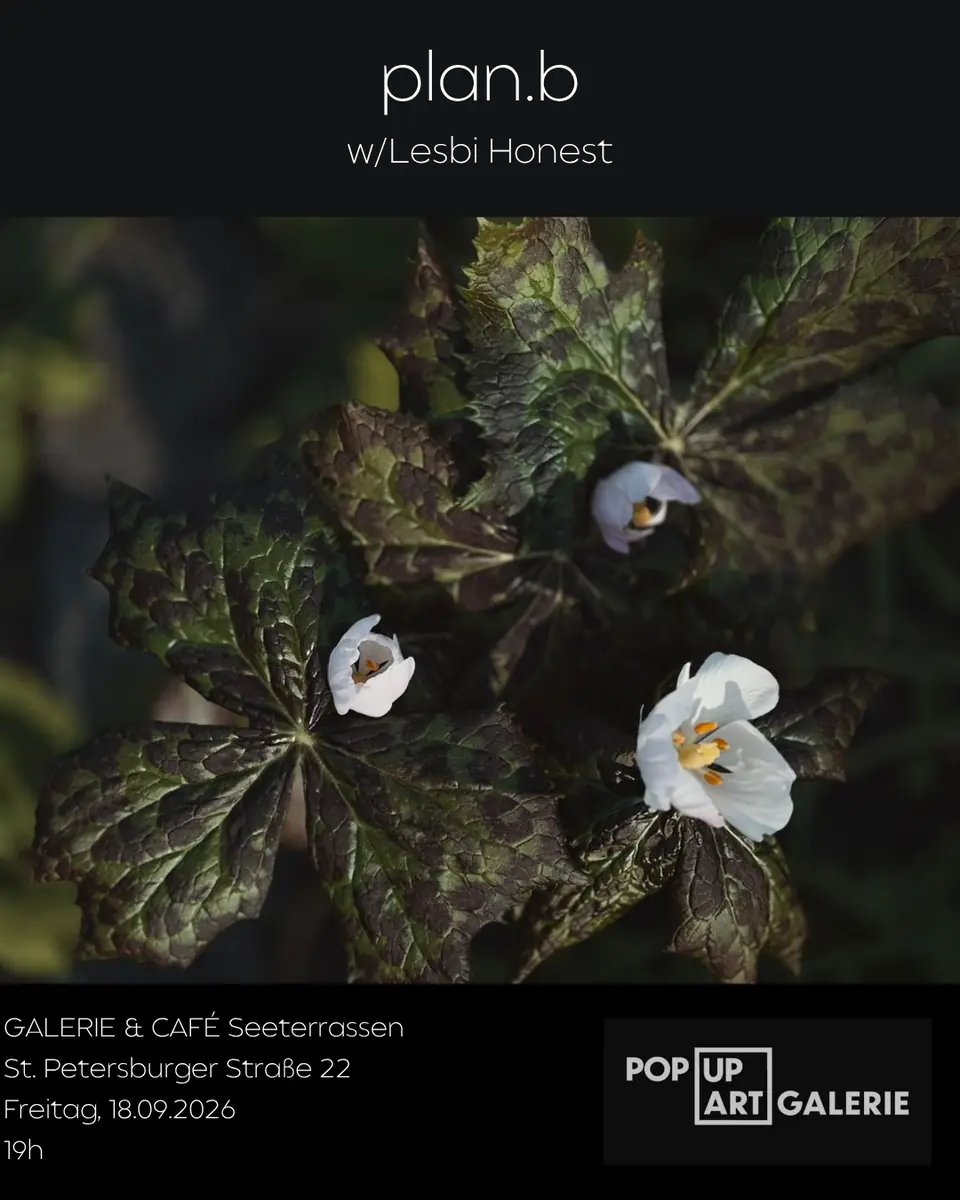 plan.b w/Lesbi Honest — Galerie & Café Seeterassen, Hamburg