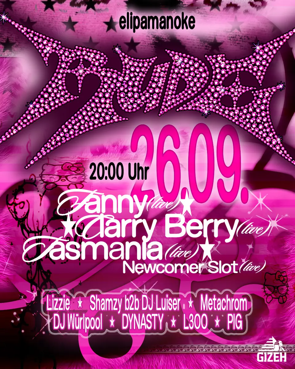 RUDE s Fanny, Clarry Berry, Meta Chrom a mnoha dalšími — elipamanoke, Lipsko