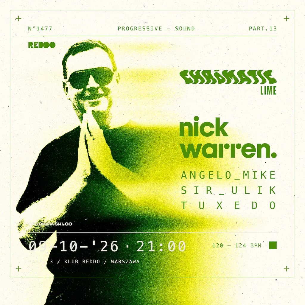 CHRŌMATIC with NICK WARREN — Reddo Warsaw Club, Варшава
